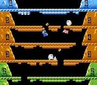 une photo d'Ã©cran de Ice Climber sur Nintendo Nes